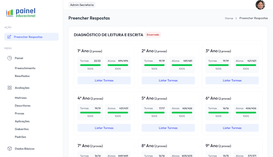 Gestão de Turmas e Enturmação